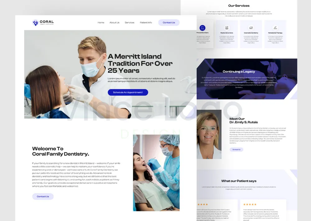 Website image for showcasing the logomark and logotype 